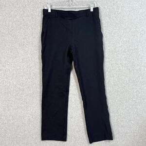 Quince Ultra-Stretch Ponte Straight Leg Pants Size L Elevated Basic Career Chic